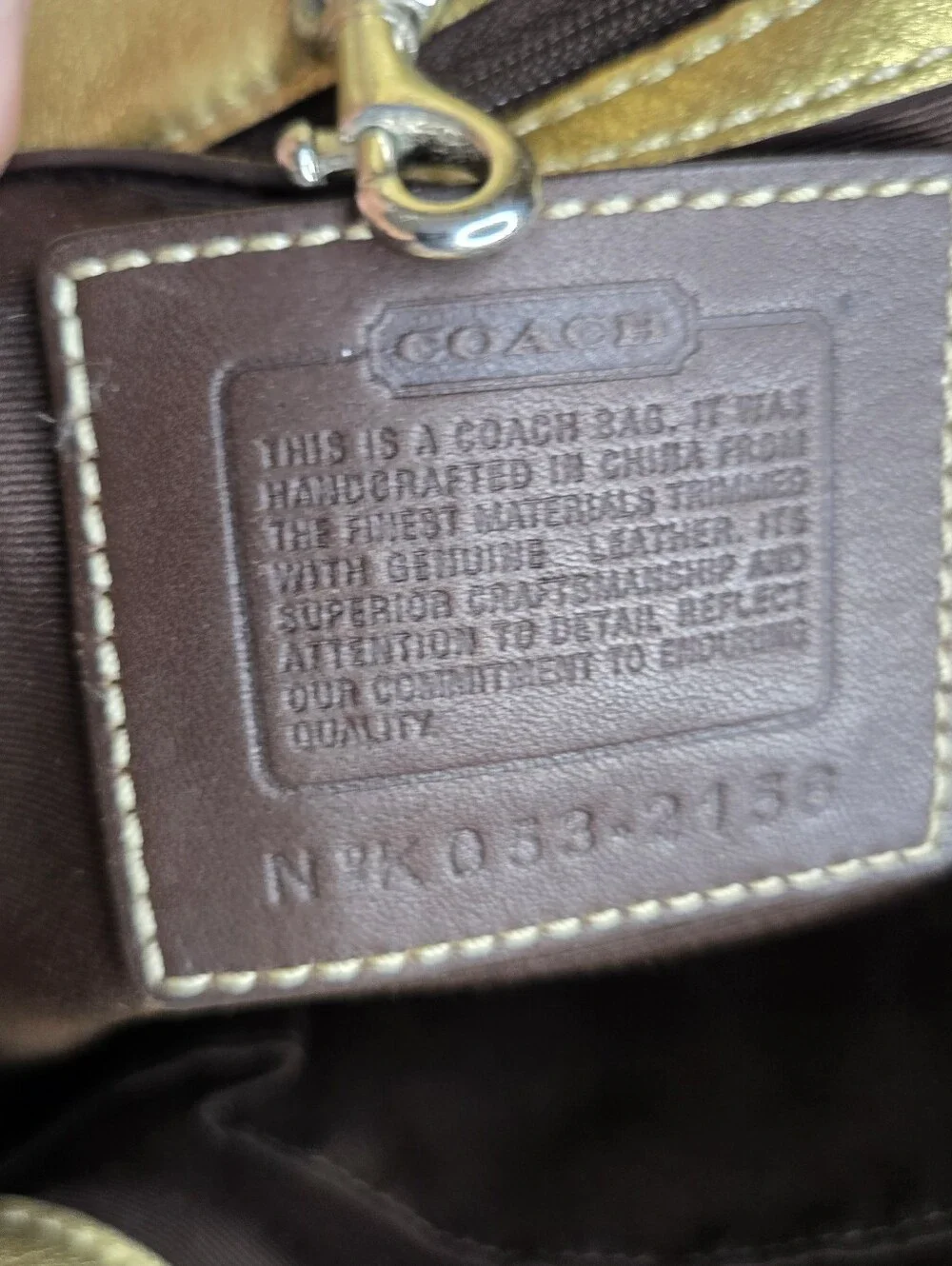 Coach Signatire C Hobo 2156